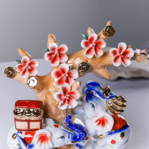 Статуэтка Слоны у денежного дерева 25 см / W252 /уп 24/ - Галеонтрейд фото 4