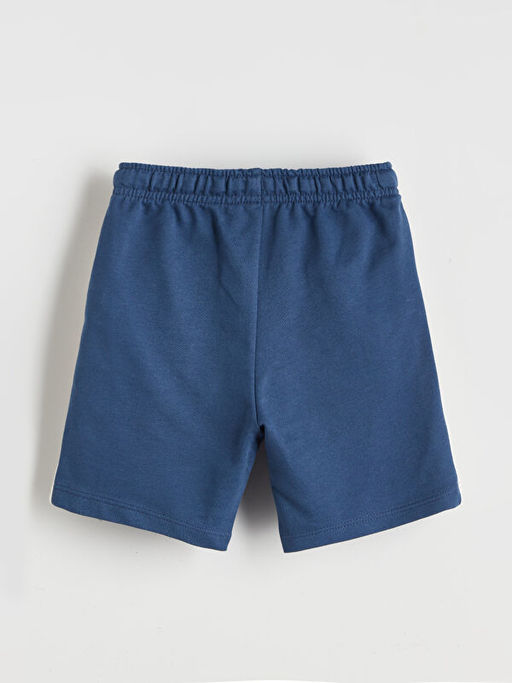 Beli Lastikli Yaz? Bask?l? Erkek ?ocuk ?ort