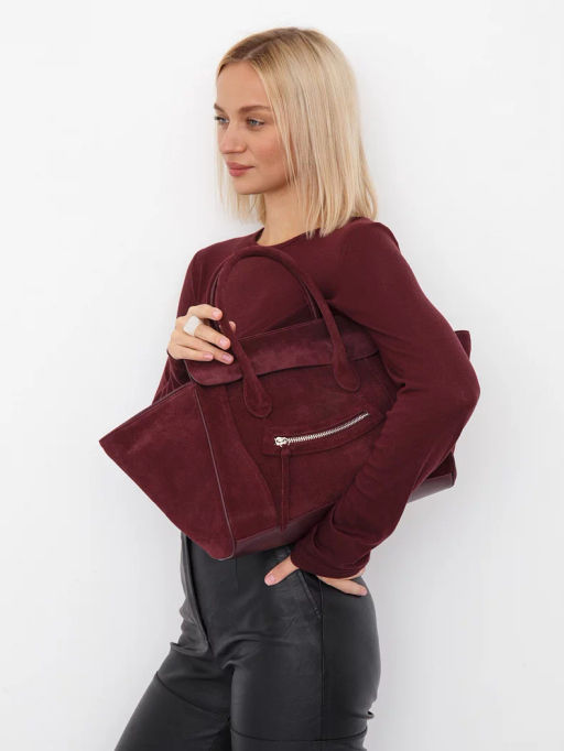 Сумка 999027NN wine red Natale Navetta