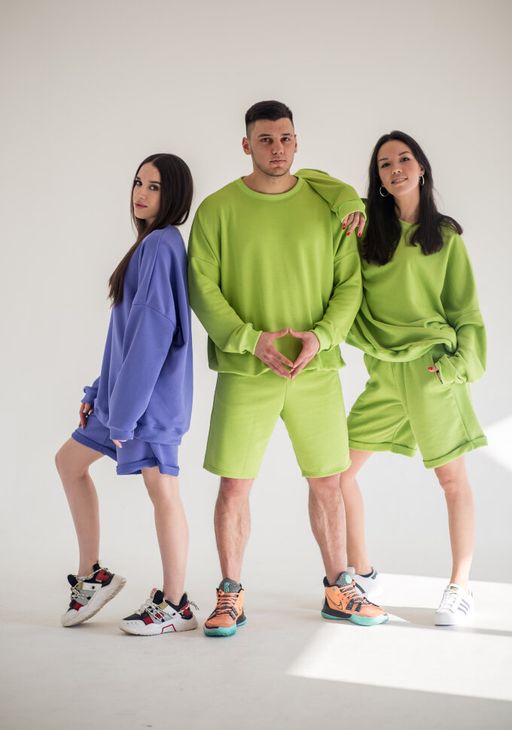 ткань джульетта, Костюм Костюм, лайм - Knitka wear фото 5