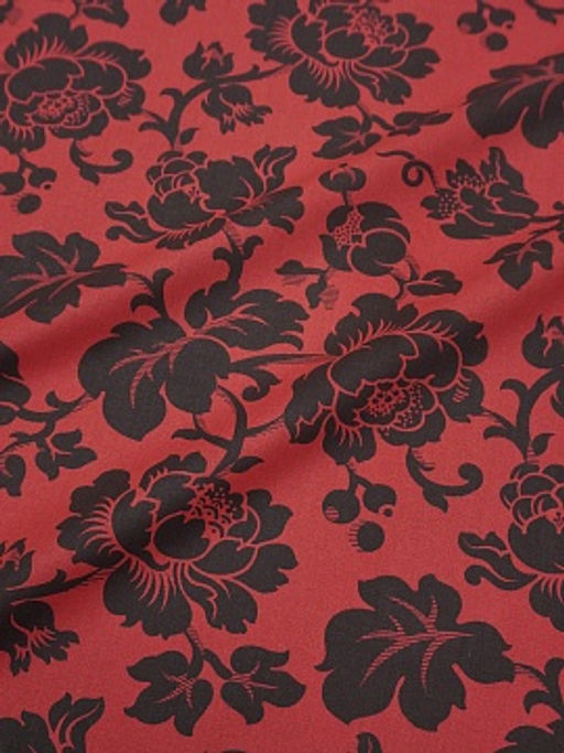 Перкаль Бажена цв.красный, ш.1.5м, хлопок-100%, 120гр/м.кв