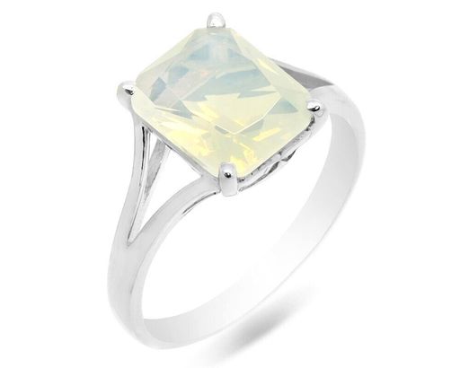 Кольцо из серебра лунный камень, Ю-100М44