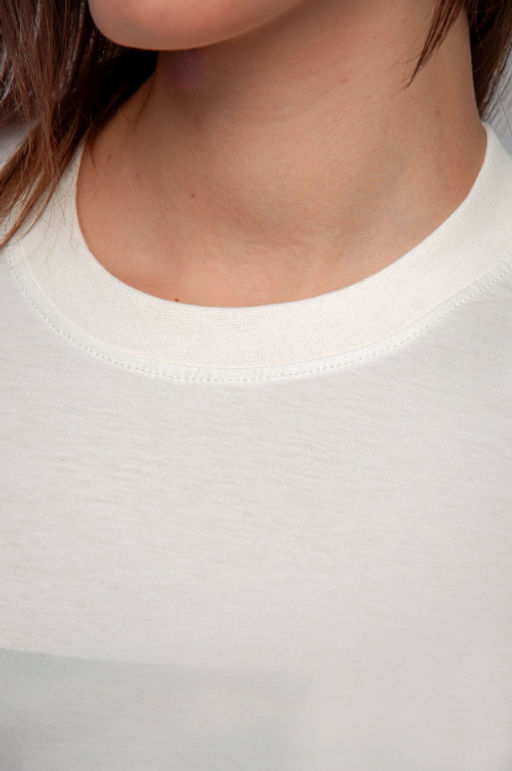 Арт. 31110 Футболка женская 44-52 (5 шт) Цвет:молочный - Калинка фото 4