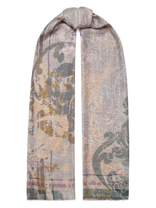 Палантин жен. шерсть+шелк+люр 70х180 S55-8259-19 - Eleganzza фото 3