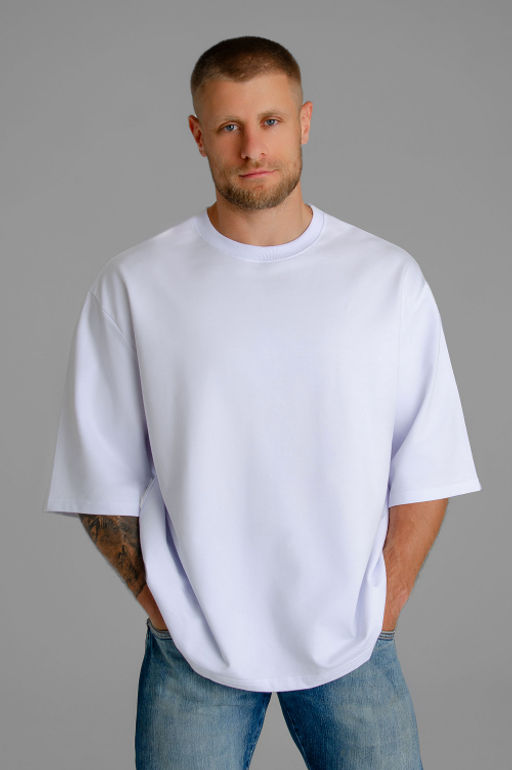 Арт. 634-02/2 Футболка мужская S,L,M,XL (4 шт) Цвет:белый - Идеал фото 5