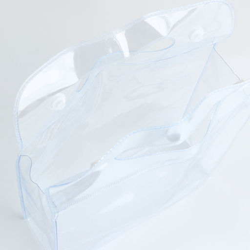 Цена за 2 шт. Косметичка на кнопках для бассейна, с ручками, прозрачная - Simaland фото 4