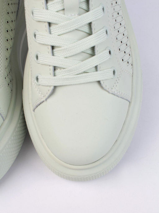 05-DXT52-3 LT. GREEN Кроссовки женские (натуральная кожа) - Фабричный китай фото 10