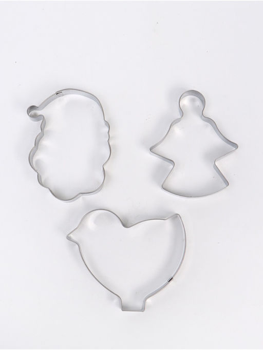 Формы для вырезания печенья «Новогодние сладости», набор 10 шт., нержавеющая сталь