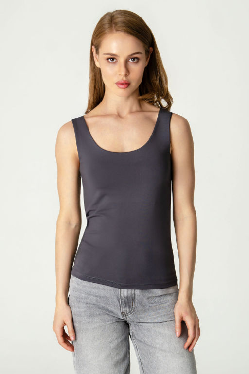 Арт.3801/2 Майка женская 44-48 (3 шт) Цвет:графит - Калинка фото 2