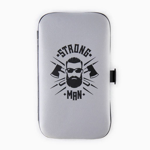 Маникюрный набор 7 предметов Strong man, 10.8×6.7 см