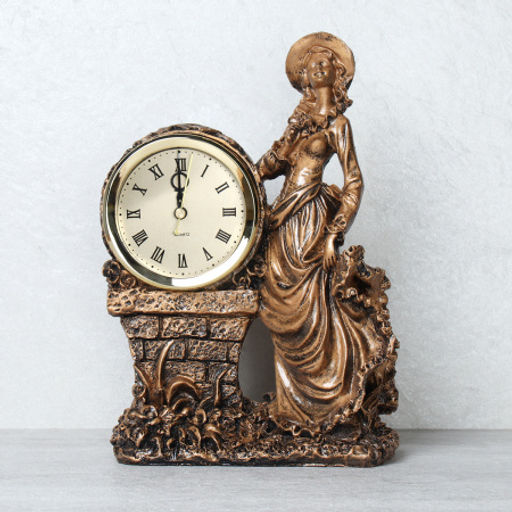 Часы статуэтка Дама 29 см / 1666A /уп 24/ - Галеонтрейд фото 2