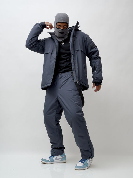 Горнолыжный костюм мужской зимний темно-серого цвета 3710TC - Mtforce фото 20