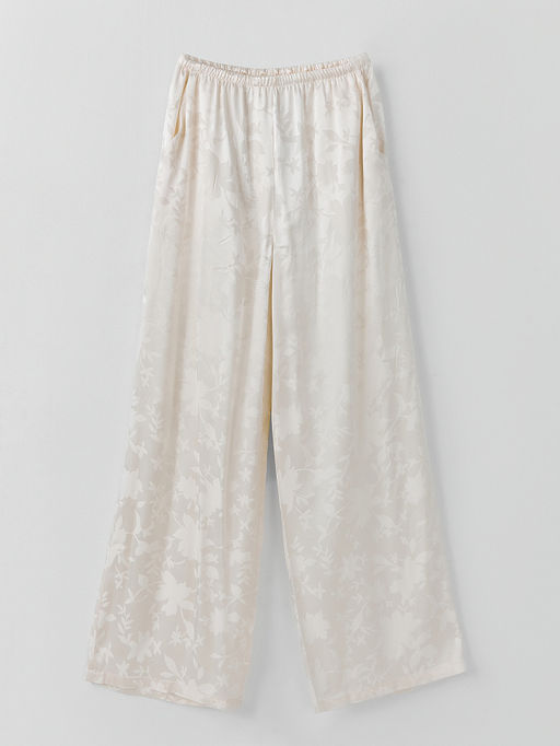 Брюки женские прямые бежевые с цветочным принтом - Mark formelle фото 4