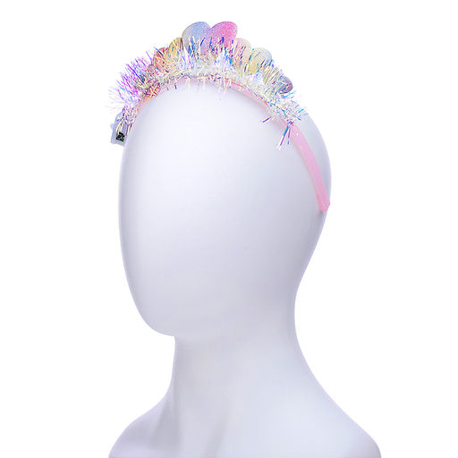 Корона карнавальная Корона светящаяся, со стразами, в пакете - Снеговичок фото 2