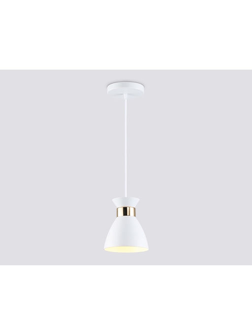 Светильник подвесной TR8465, 1хE27, 60Вт, d13 h100 см, белый