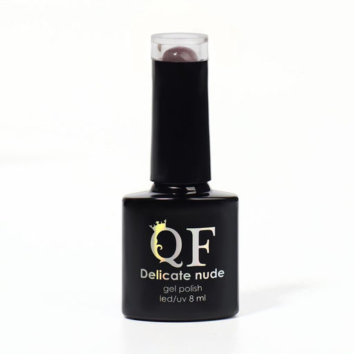 Гель лак для ногтей DELICATE NUDE, 3-х фазный, 8 мл, LED/UV, цвет коричневый (56) - Queen fair фото 7