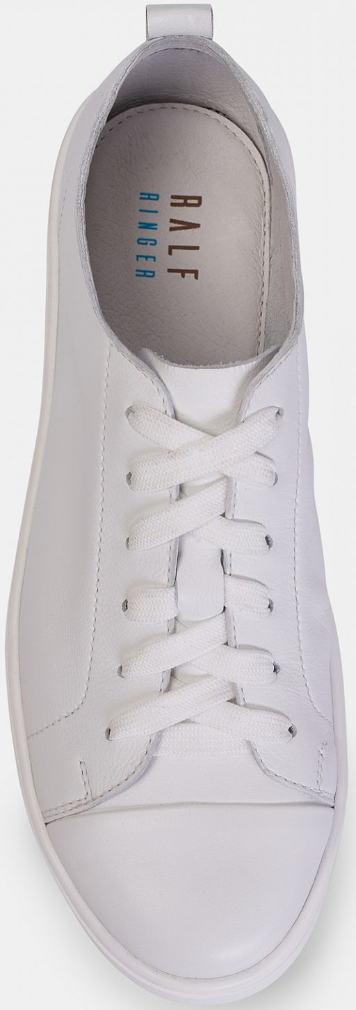 Кеды Ralf Ringer AURA из натуральной кожи белые  фото 4