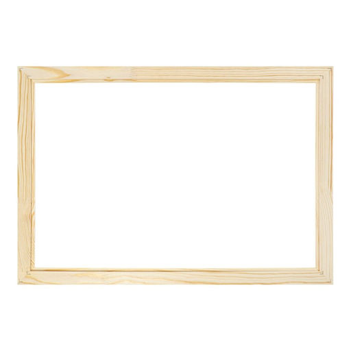 Рама для картин (зеркал) 40 x 60 см, профиль 13 x 36 мм №1 неокрашенное дерево,(подходит для декорирования)