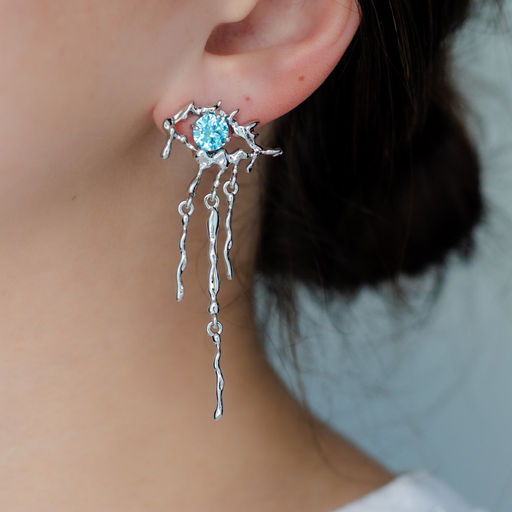 Серьги Арт. 3-3239-W - MyGemma фото 4