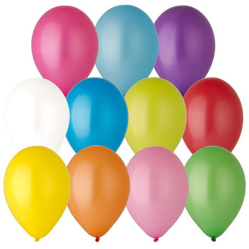 Воздушные шары латексные 10", 500 шт., МИКС