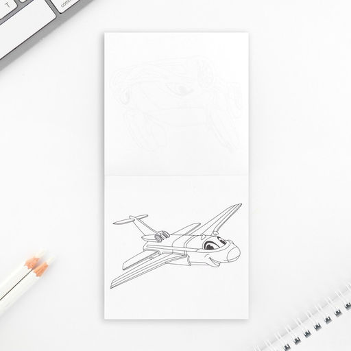 Цена за 2 шт. Подарочный набор: блокнот-раскраска и восковые мелки Герой! - Artfox фото 3