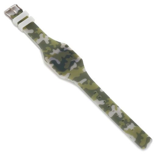 Часы наручные электронные Камуфляж, детские, ремешок l-22.5 см