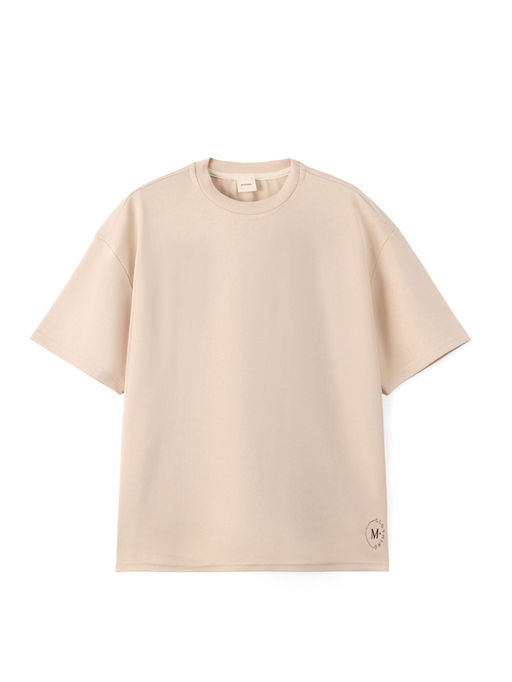 Футболка женская MINAKU, over size (44-48), бежевая