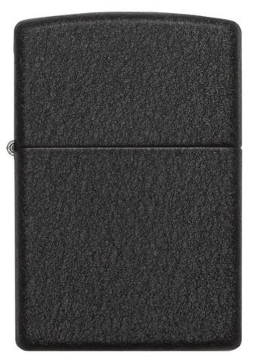 Зажигалка ZIPPO с черным покрытием с кракелюром | Classic Black Crackle 236  фото 2