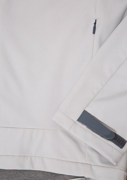 Kapusonlu Gri Ceket - Mavi фото 10