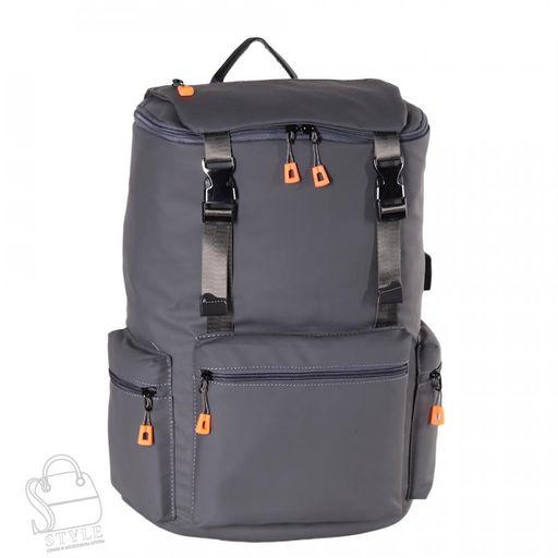 Рюкзак текстильный 1862S gray S-Style в Новосибирске