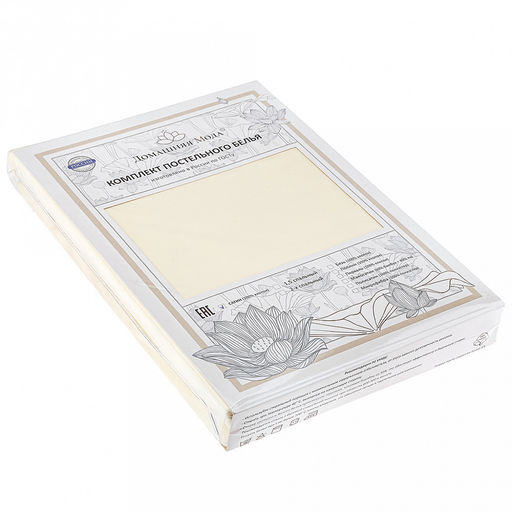 Постельное белье, комплект Дуэт (семейный) Альстромерия 5 предметов: 2 пододеяльника на пуговицах 145х215см, евро-простыня 220х240см, 2 наволочки 70х70см с клапаном-запахом, сатин 135г/м2, хлопок 100%, упаковка классическая ПВХ 34,5х41см, Домашн - Домашняя Мода фото 3