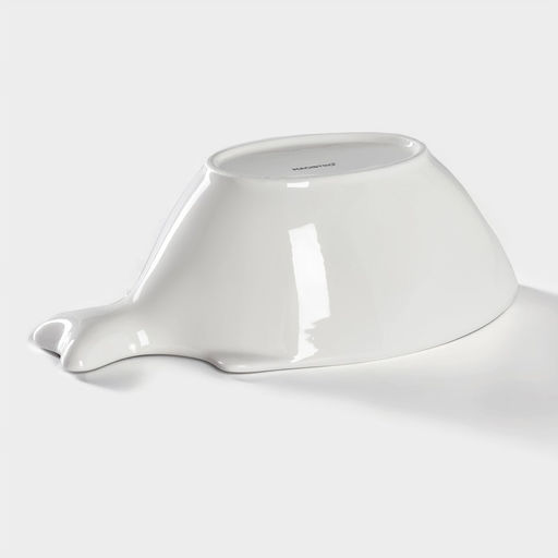 Салатник Magistro «Рыбка», 1 л, 26.5×15×8.5 см, фарфор, белый