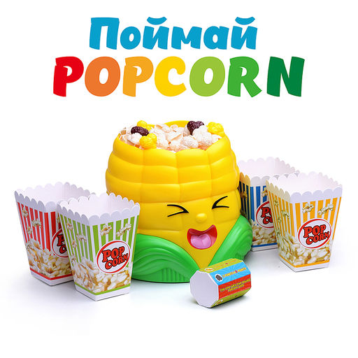 Игра настольная "Поймай Popcorn" в пакете