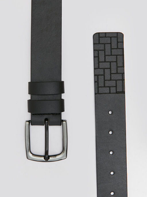 Deri G?r?n?ml? Erkek Kemer - Waikiki фото 3