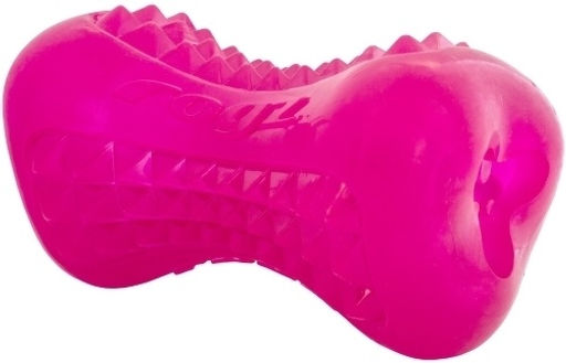 ВИА Кость из резины с массажными насечкми YUMZ, малая, розовый (YUMZ TREAT TOY SMALL) YU01K YU01K YU01K