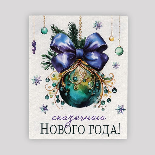 Цена за 20 шт. Открытка мини Сказочного Нового года!, 8.5 х 10.5 см