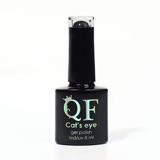 Гель-лак для ногтей, CATS EYE, 3-х фазный, 8мл, LED/UV, цвет хамелеон/серый/фиолетовый (01) - Queen fair фото 7