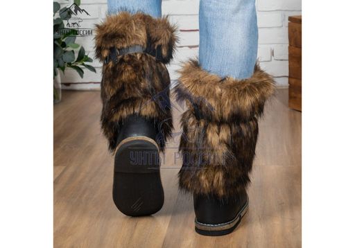 Унты мужские Высокие, койот, войлочная подошва