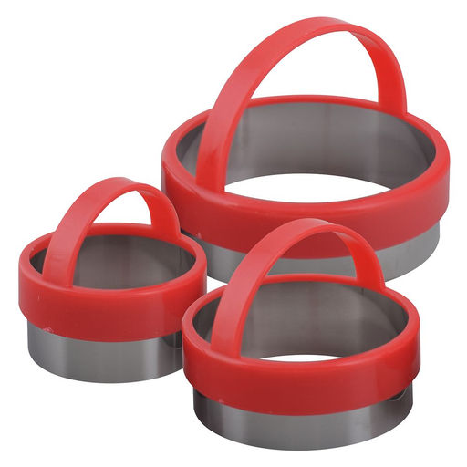 Формы кулинар. металл./пластик 3шт. (d5; 6; 7см) AN8-19