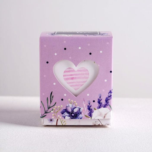 Цена за 5 шт. Коробка бонбоньерка, упаковка подарочная, «С любовью и нежностью», 6 х 7 х 6 см