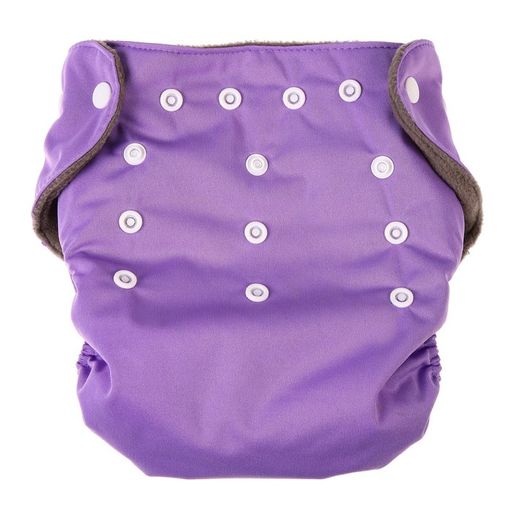 Трусики-подгузник, многоразовый, угольно-бамбуковая ткань, цвет фиолетовый, от 0-36 мес. - Крошка я фото 6
