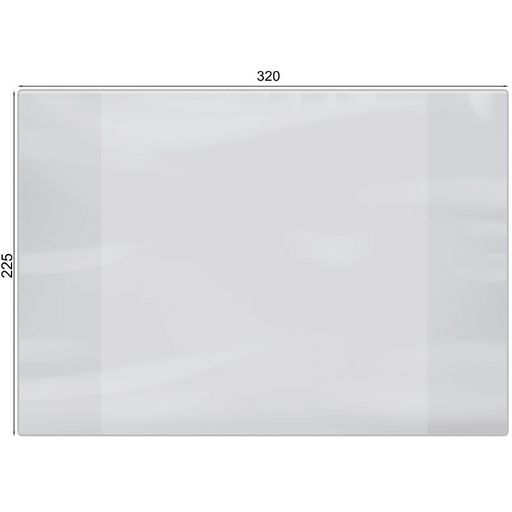 Цена за 10 шт. Обложка ПВХ 110мкм (15.11) 225*320мм, для учебников старших классов