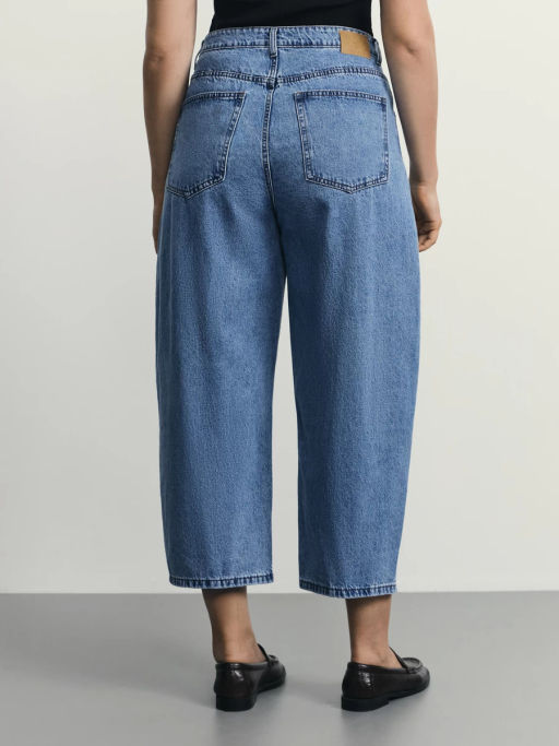 Джинсы barrel с высокой посадкой / Zarina  фото 9