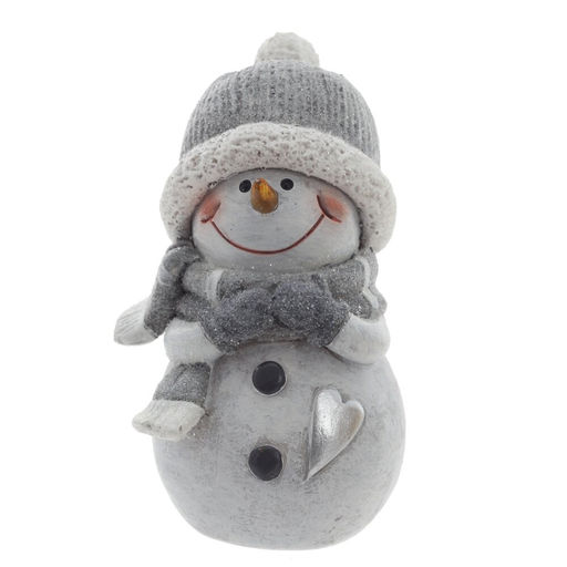 Фигурка декоративная "Снеговик", L5 W5 H8 см, 2в.