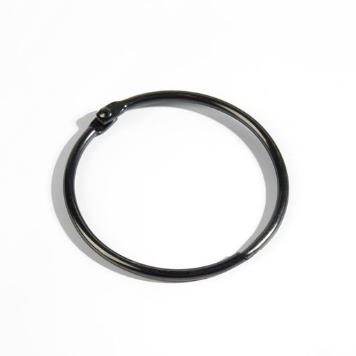 Кольцо для карниза, d=50/56 мм, 10 шт., цвет чёрный никель