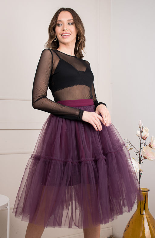 Эффектная блузка черный - Donna saggia фото 2