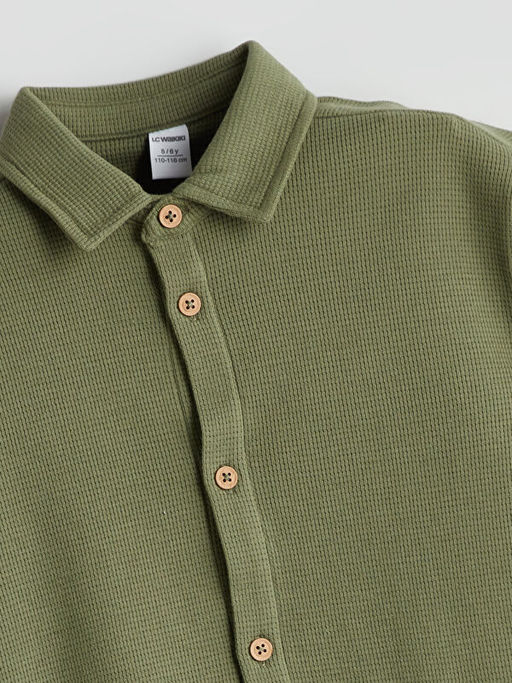 Basic Erkek ?ocuk Pamuklu G?mlek ve ?ort 2li