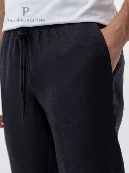 Мужские брюки льняные - Pantelemone фото 3