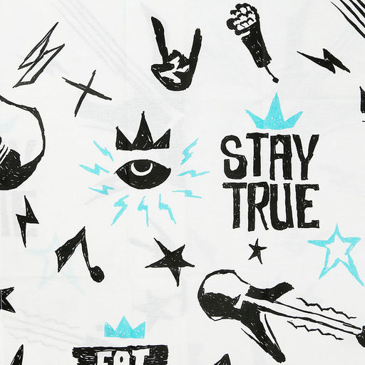 Наволочка 50х70см STAY TRUE - оставайся верным, с клапаном-запахом, перкаль 115г/м2, хлопок 100%, упаковка ПП 22х30см, Домашняя мода (Россия)  фото 3
