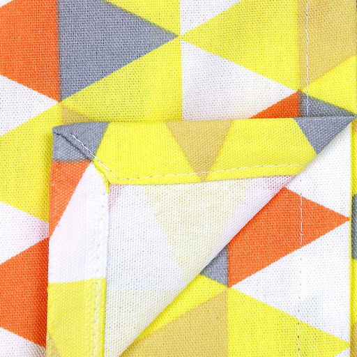 "Скандинавия, желтый" Скатерть 120х145см, длина стола до 105см, на 4 персоны, хлопок "Премиум" 186г/м2, "Домашняя мода" (Россия)